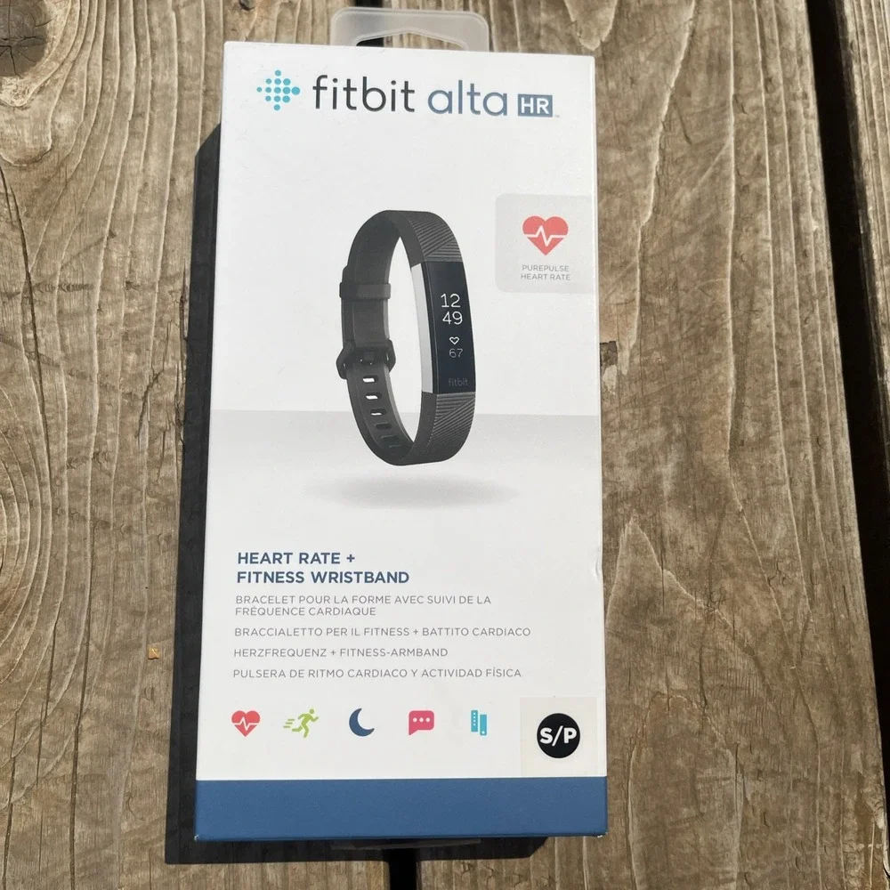 New Fitbit Alta HR Heart Rate Black BAND